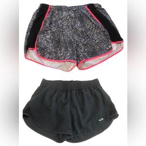 C9 by Champion Women's Sport Running Shorts, 2 pieces Sz M